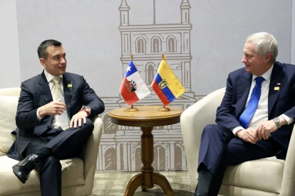 Daniel Noboa se reunió con Paraguay, Chile y Bolivia en la Cumbre del Mercosur.