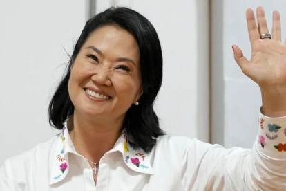 Fotografía de archivo del 7 de junio de 2026 de Keiko Fujimori en Lima (Perú).