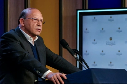 Ministro de Hacienda y coordinador del equipo de transición del Gobierno saliente, Germán Ávila, este 30 de junio de 2026, en Bogotá (Colombia).