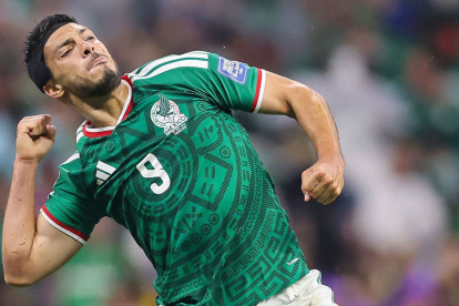 El jugador mexicano Raúl Jiménez