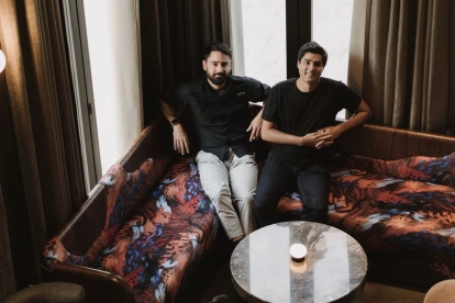 Juan Camilo junto a su socio Juan Xavier Estrada