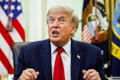 El presidente de Estados Unidos, Donald Trump, en una fotografía de archivo.