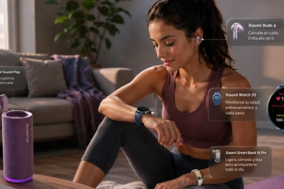 Los nuevos dispositivos del ecosistema Xiaomi están diseñados para funcionar de forma integrada, conectando salud, entretenimiento y productividad en la rutina diaria del usuario.