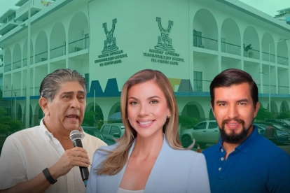 Precandidatos a la Alcaldía de Manta, presentados por movimientos políticos rumbo a las elecciones seccionales 2026.