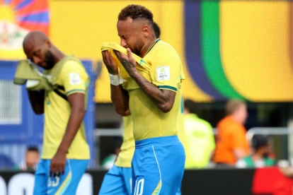 Neymar, en la derrota de Brasil ante Noruega en el Mundial 2026.