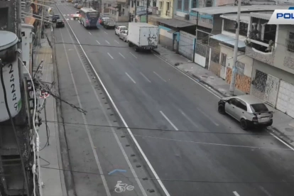 Las cámaras de Segura EP captaron el accionar policial.