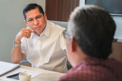 El alcalde de Machala, Darío Macas.
