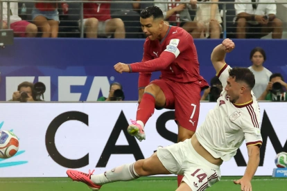 Cristiano Ronaldo (7) jugó su sexta Copa del Mundo este 2026.