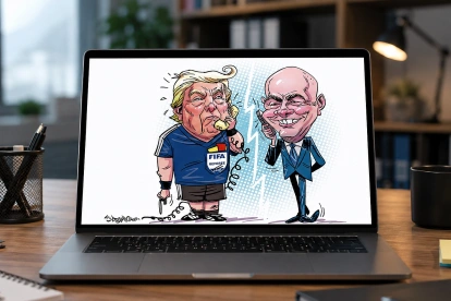 Donald Trump reconoció que llamó a Infantino para abogar para levantar la sanción del goleador del equipo de Estados Unidos.