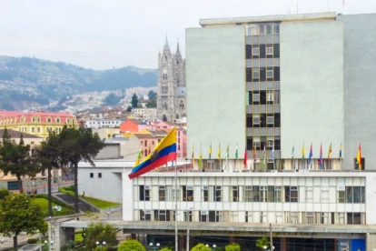 Edificio del Banco Central del Ecuador, en la ciudad de Quito.