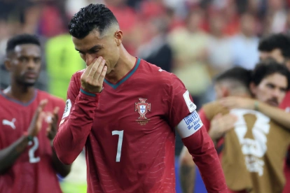 Cristiano Ronaldo, tras la derrota ante España en el Mundial 2026.