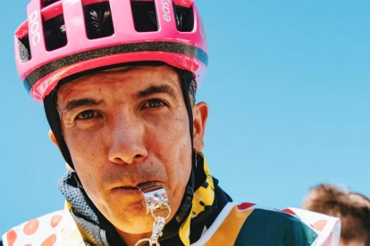 Richard Carapaz, ciclista del EF en el Tour de Francia 2026.