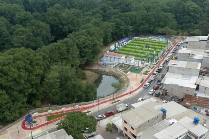 El parque lineal fue entregado oficialmente por el Municipio de Guayaquil.