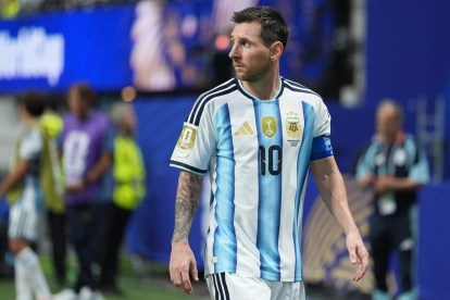 Lionel Messi, en el partido de Argentina contra Egipto por el Mundial 2026.