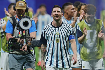 Lionel Messi marcó en la victoria de Argentina ante Egipto.