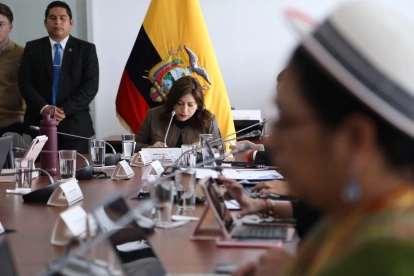 Inés Alarcón preside la Comisión de Seguridad de la Asamblea Nacional.