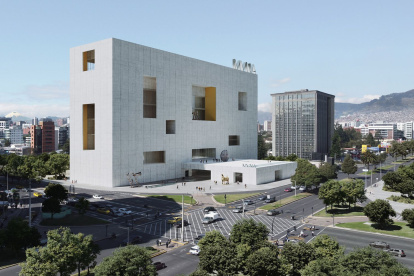 Fachada del nuevo Museo Nacional del Ecuador.