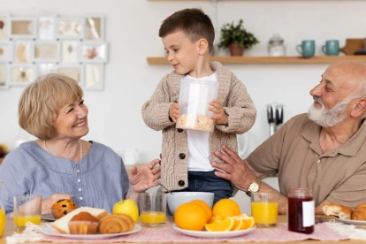 Los abuelos ayudan a preservar la identidad de la familia
