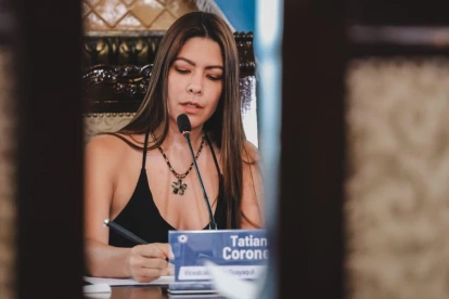 Tatiana Coronel asumió la Alcaldía de Guayaquil tras la detención de Aquiles Álvarez. Bajo su conducción se registró la renuncia de Fernando Cornejo.