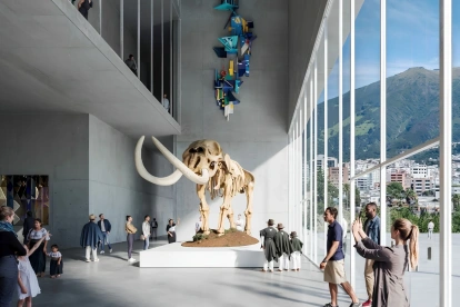 Una de las fotos compartidas por la exMinistra de Cultura sobre el proyecto ganador del Museo.