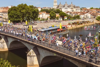 El Tour de Francia 2026 llegó a la etapa 8 este 11 de julio, con llegada en Bergerac.