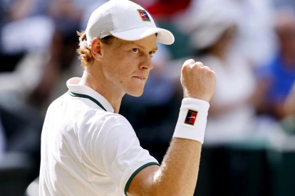 El italiano Jannik Sinner en Wimbledon 2026.