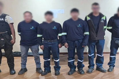 Dos de los sospechosos por el robo de cables tienen antecedentes por armas.