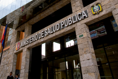 Fachada del Ministerio de Salud Pública del Ecuador.