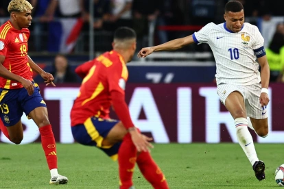 Francia, de Kylian Mbappé (der.), y España, de Lamine Yamal (izq.) vuelven a toparse en una semifinal.