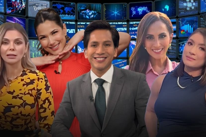 Algunos ecuatorianos triunfan en la televisión internacional.