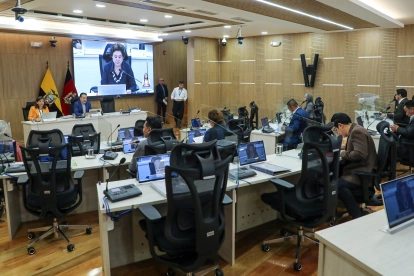 Imagen de la sesión del Concejo Metropolitano este 14 de julio de 2026.