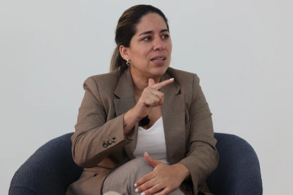 Mónica Luzárraga es una abogada que busca la candidatura para alcaldesa de Guayaquil.