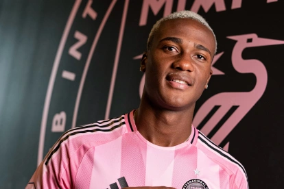 Fricio Caicedo fue presentado en Inter Miami.