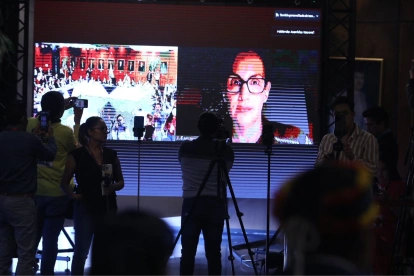 La exministra Inés Manzano compareció a su juicio político en la Asamblea Nacional de forma telemática, pero sus abogados fueron los únicos que intervinieron.