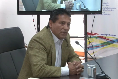 Johnny Escobar se integró al Pleno del CPCCS tras la renuncia de Roberto Gilbert.