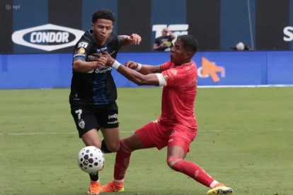 Independiente del Valle y Aucas empataron 2-2 en la primera parte de la LigaPro 2026.