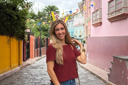 Nicole Campos llevó un pedazo de Guayaquil a España a través de su arte.