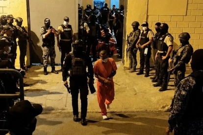 107 presos de Sao Box fueron trasladados el 16 de julio entre cárceles de Ecuador.