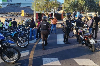 Uno de los operativos se realizó en el Distrito Eugenio Espejo, que incluye el sector de Iñaquito.
