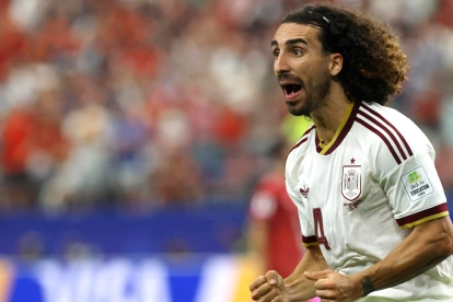 Marc Cucurella, una de las populares figuras de la zaga de España en el Mundial 2026.