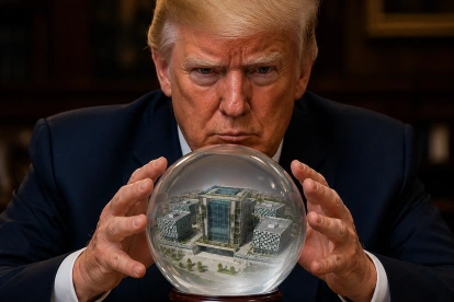El presidente de Estados Unidos, Donald Trump, está en contra de la Corte Penal Internacional.