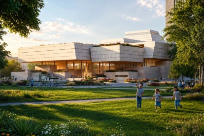 Una de las tres  propuesta de diseño para el Museo Nacional del Ecuador sobre las cuales puede votar la ciudadanía.
