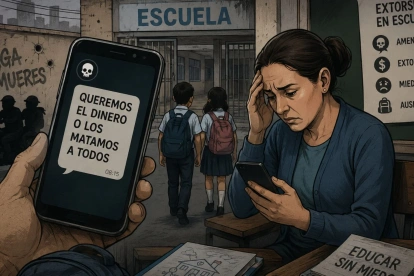 UNE reporta casi 1.000 extorsiones a docentes en Ecuador durante 2026 y pide una emergencia educativa.