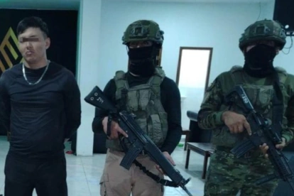 El sospechoso fue capturado por las autoridades.
