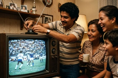 Antes veíamos todos los partidos del Mundial en televisión abierta solo si no trabajábamos ni estudiábamos, con baja definición y si la antena no fallaba.