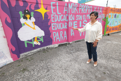 Lita Martínez mientras dialoga con EXPRESO en las instalaciones del Cepam.