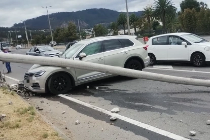 El choque en la Ruta Viva dejó una persona herida y daños materiales.