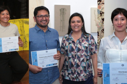 Pamela Cevallos y Óscar Enríquez, Elena Heredia y Mónica López obtuvieron el primero, segundo y tercer lugar, respectivamente, en el Salón de Julio 2026.