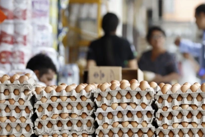 Estos huevos se enviaron a clientes de servicios de alimentos y comercios minoristas en Texas, Oklahoma, Luisiana, Arkansas, Nuevo México y Misisipi (foto referencial).