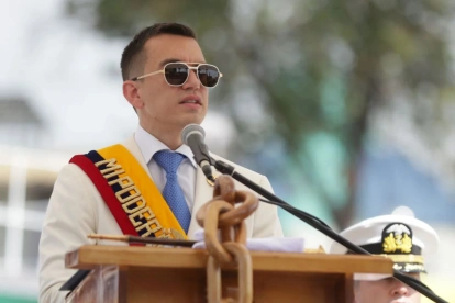 Noboa dijo que el Quinto Puente inició su ejecución en Guayaquil con una inversión superior a $1.500 millones.